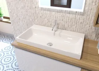 Раковина Эстет Malibu silk ФР-00014943 80см белый